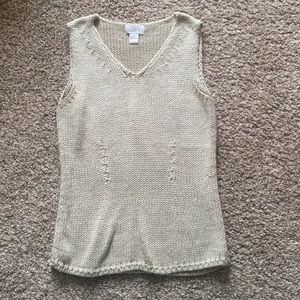 Women's sweater vest, size M